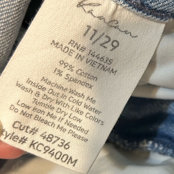 KanCan Wide Leg High Rise Cropped Jeans Size 29 - Picture 8 of 9